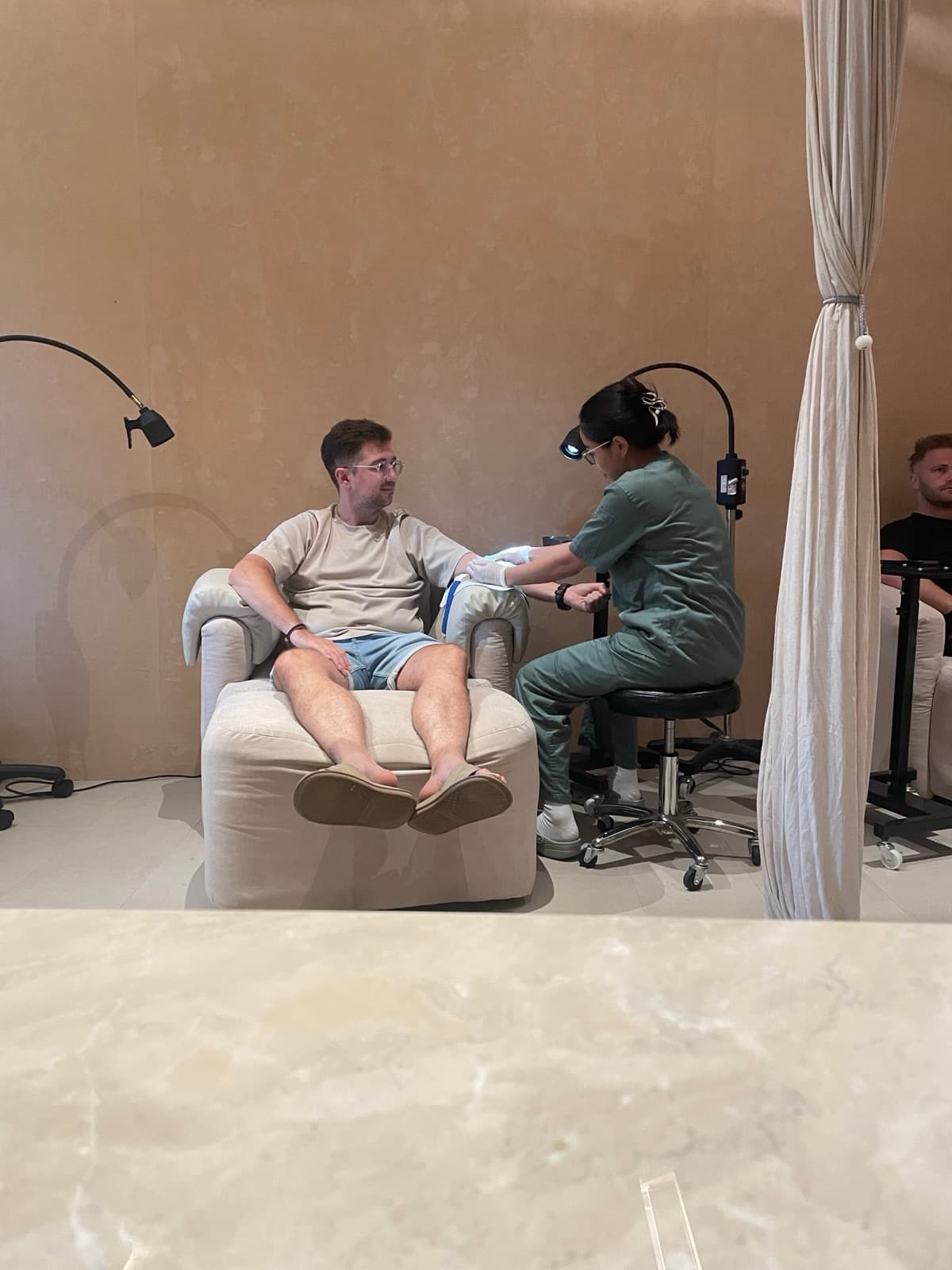 Real health data being collected